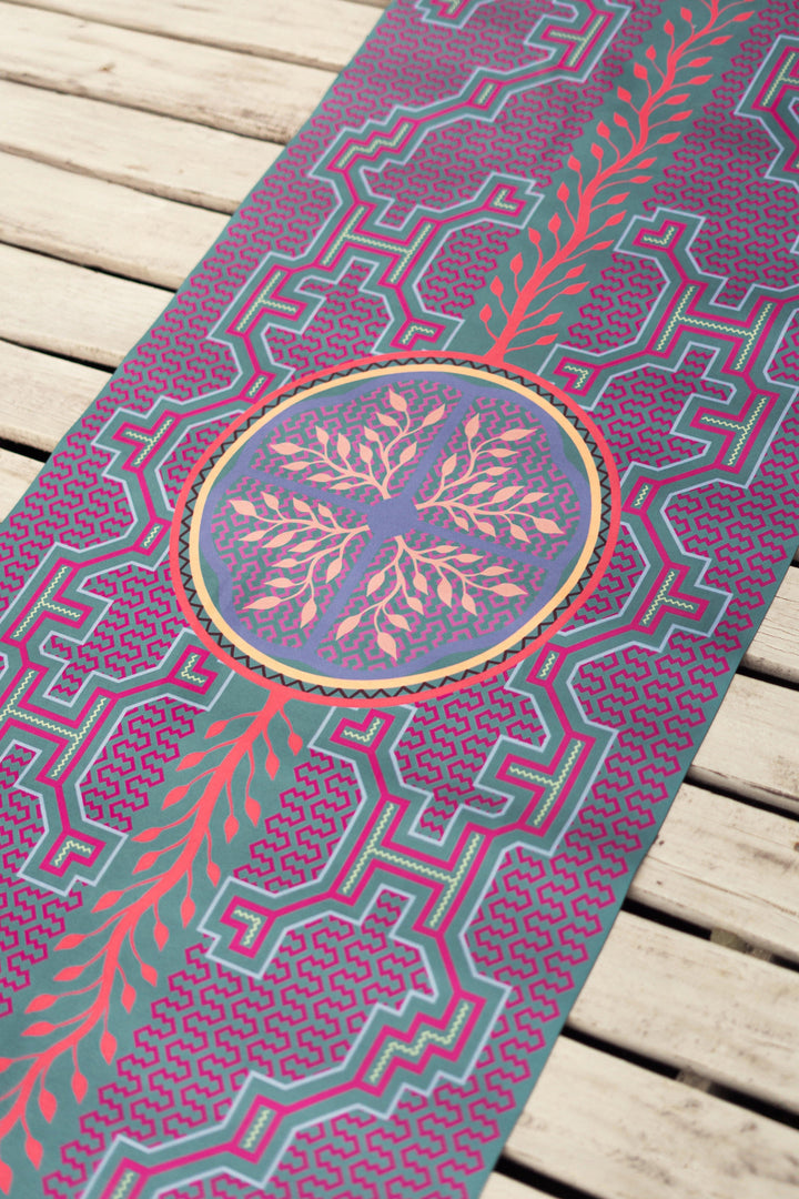 ECO YOGA MAT - AYA HEARTS - OXE - STANDARD - Inhala Soulwear