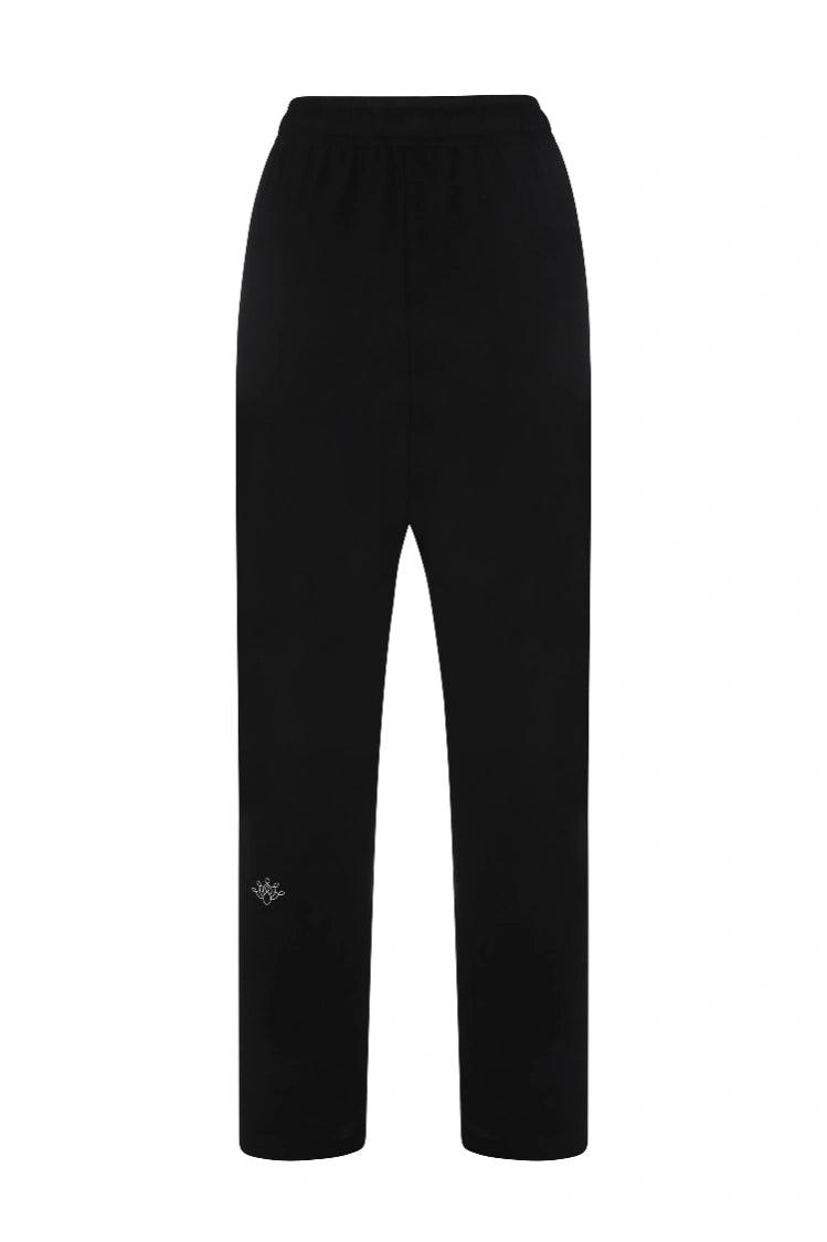 BUDDHA PANT BLACK - COTTON - Inhala Soulwear